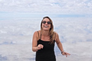 El Salar de Uyuni during rainy season