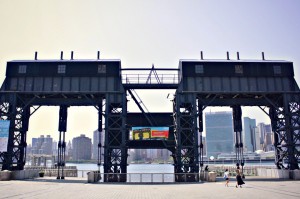 Gantry Plaza in Long Island City, Queens, New York