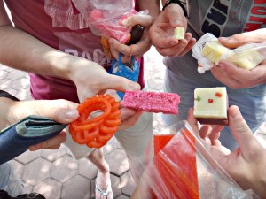 Indian desserts in Kuala Lumpur, Malaysia.