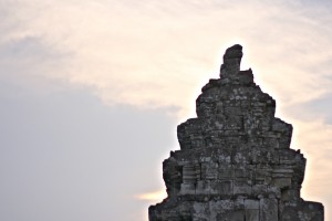 Angkor Wat temple at sunset