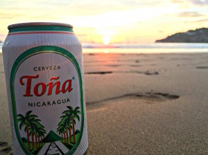 Toña, the national beer of Nicaragua