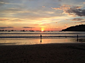 Sunset in San Juan del Sur, Nicaragua