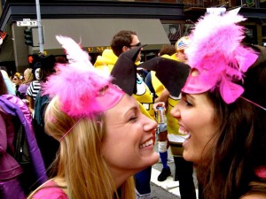 Flamingoes at Bay to Breakers