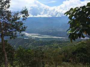 View of the Rio Cauca in Antioquia, Colombia