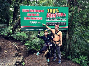 Ziplining in Monteverde, Costa Rica