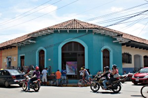 Colorful buildings in Granada, Nicaragua