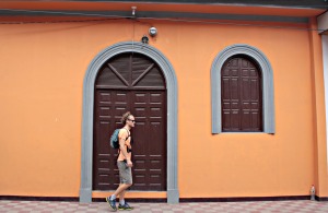 The colorful streets of Granada, Nicaragua.