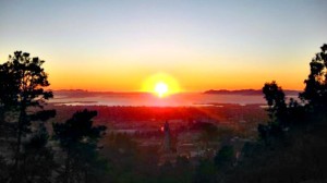 San Francisco Bay at sunset