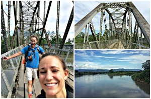 Costa Rica to Panama border crossing.