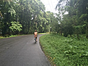 Biking to Punta Uva