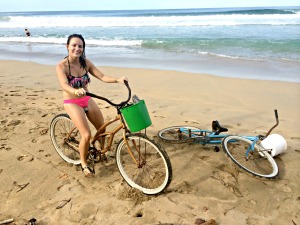 Beach cruising at Punta Uva