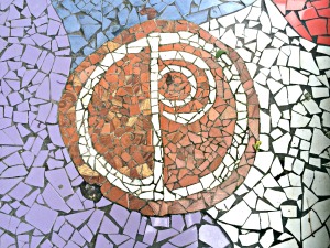 Mosaic at Rocking J's, Puerto Viejo, Costa Rica