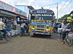 Bus in Rivas, Nicaragua
