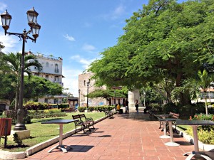 Park in Casco Viejo, Panama City