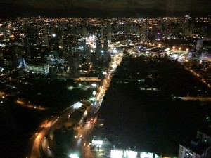 VIew from the Hard Rock Hotel, Panama City, Panama