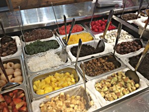 Toppings at Forever Yogurt, Panama City