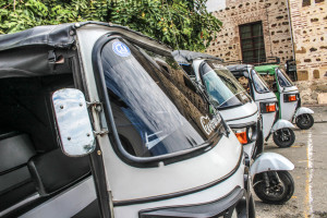 Moto taxis in Santa Fe de Antioquia, Colombia