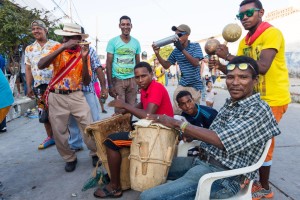 Street parties at Carnaval de Barranquilla, Colombia