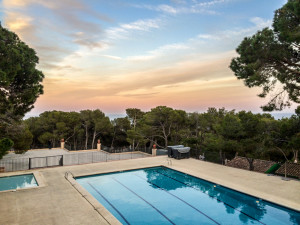 View from the restaurant at Camping Internacional de Calonge