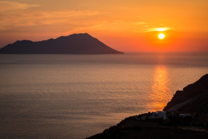 Sunset on Milos, Greece