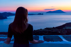 Sunset on Milos, Greece