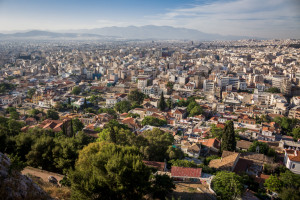 Athens as seen from the Acropolis