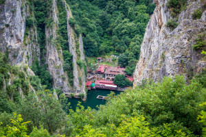 Hiking out of Matka Canyon, Macedonia