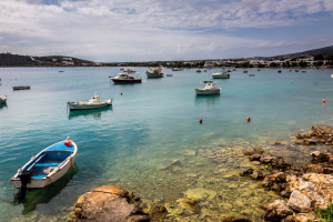 The charming fishing village of Aliki, Paros, Greece