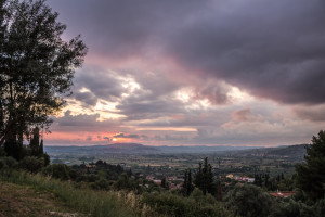 View of Ancient Olympia from Drouvas Hill