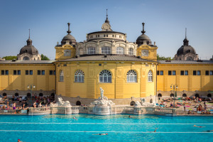 The thermal baths of Budapest, Hungary