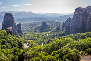 Sunset hike in Meteora, Greece