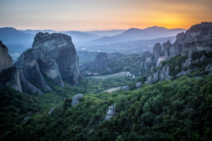 Sunset tour in Meteora, Greece