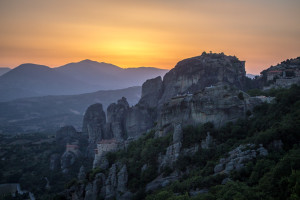 Sunset tour in Meteora, Greece