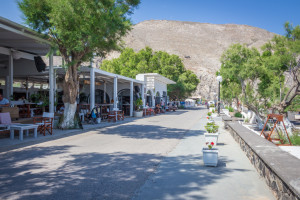 Perissa Beach, Santorini, Greece