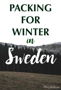 Packing for Winter in Sweden | The Mochilera Diaries