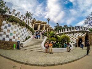 Travel Photos with GoPro, Park Guell, Barcelona