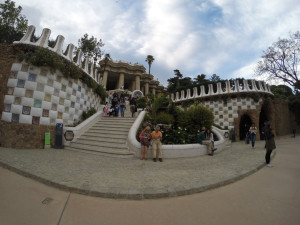 Travel Photos with GoPro, Park Guell, Barcelona