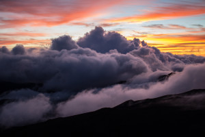 Summiting Haleakala Crater for Sunrise, Maui, Hawaii