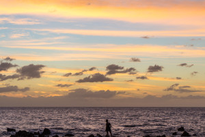 Sunset at Keawakapu Beach, Maui