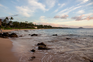 Sunset at Keawakapu Beach, Maui