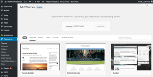 Add Theme to WordPress Blog