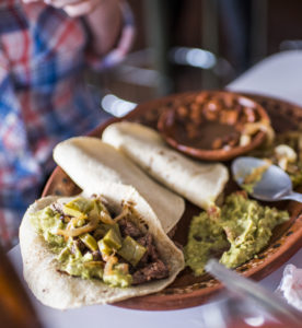 Tacos al pastor in Mexico City