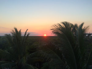 Sunset at Mateo's Mexican Grill, Tulum