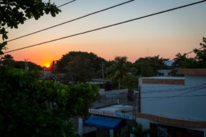 Sunset in Tulum