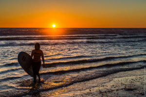 Surfing in Lacanau, France with UCPA