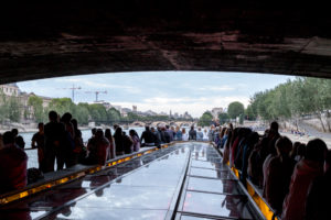 Sightseeing cruise on the Seine, Paris