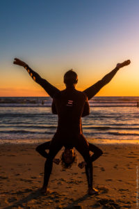 Learning to surf with UCPA Lacanau in France