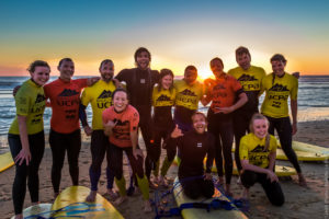 Learning to surf with UCPA Lacanau in France