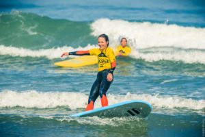 Learning to surf with UCPA Lacanau in France