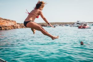 A boat trip to Formentera, Spain